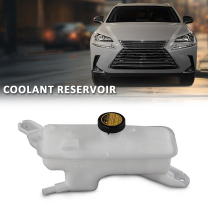 G-PLUS Coolant Reservoir Tank w/Cap Compatible with Toyota RAV4 2.5L, 2.5L Hybrid 2006-2018 Fit LX NX200t/NX300 2.0L Turbo 2015-2021 16470-28112, 16470-28113, 1647028113, 164700V010 White