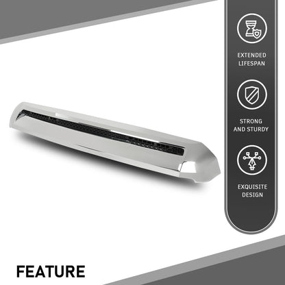 G-PLUS Hood Bulge Molding Compatible with Toyota Tundra 2014-2021 Front Upper Grille Hood Scoop Chrome TO1231102 76180-0C030