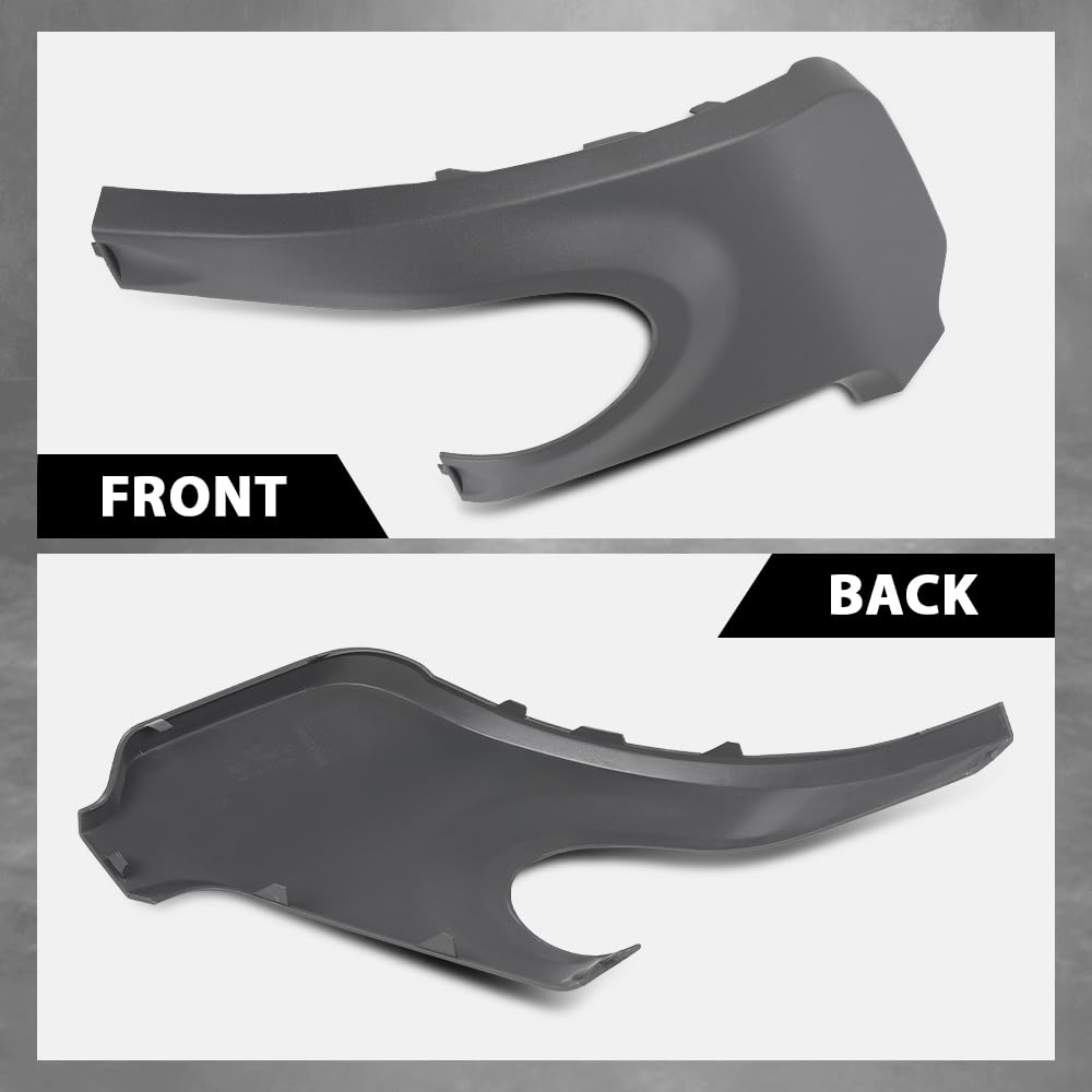 G-PLUS Left Rear Exhaust Pipe Towing Hook Cover Trim Compatible with Range Rover Evoque 2012-2018 Without Sport Type