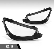 G-PLUS Headlight Lens Cover for Benz W213 E-Class E200 E350 E450 2021-2023 Clear Close-up View