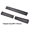 G-PLUS 3PCS Flexible Flex Step Tailgate Molding Trim, Compatible with Ford F150 2009 2010 2011 2012 2013 2014(W/Integrated Step) Tailgate Protector