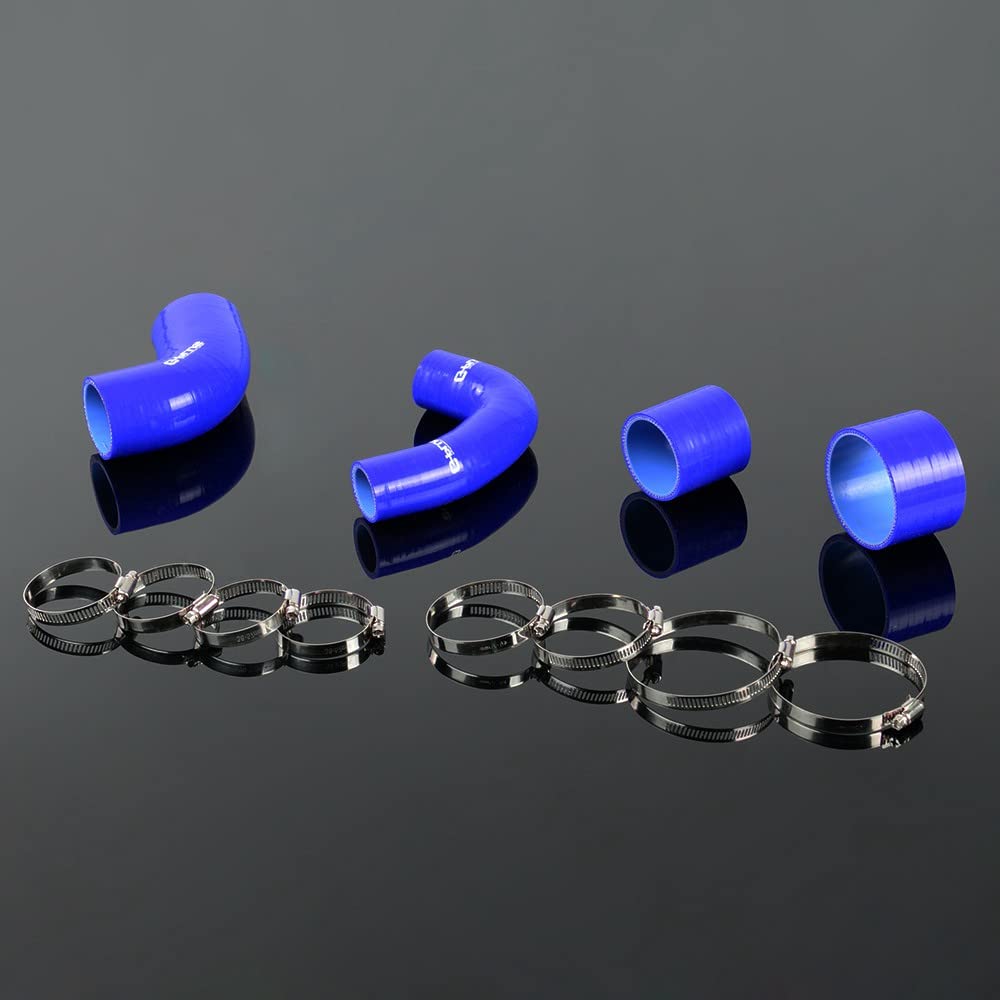 G-PLUS Turbo Intercooler Silicone Hose Compatible With 1997-1998 Subaru Impreza GC8 EJ20 STI MK3,Blue