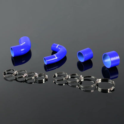 G-PLUS Turbo Intercooler Silicone Hose Compatible With 1997-1998 Subaru Impreza GC8 EJ20 STI MK3,Blue