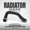 G-PLUS Lower Radiator Hose Compatible with Massey Ferguson GC2300 GC2310 GC2400 GC2410 Tractors 4264879M1, 6259100M1 Black