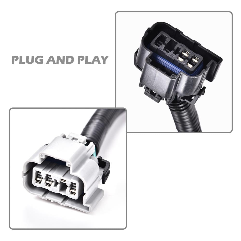 G-PLUS Left&Right Tail Light Lamp Wiring Harness, Compatible with Chevy Silverado 2007-2014/ GMC Sierra 2008-2014