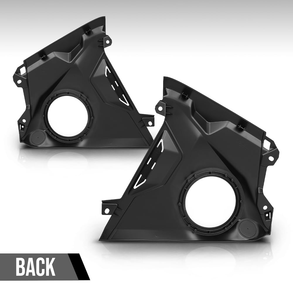 G-PLUS Front Dash 6.5" Speaker Panels Unloaded Panel Compatible with Can-Am Maverick R 2024+ All Models Fit Can-Am Maverick R Max 2025+ Black
