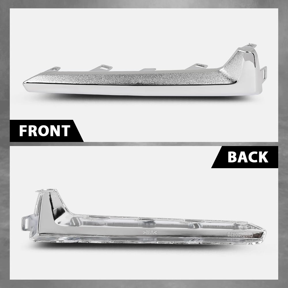 G-PLUS Fog Light Molding Trim Left & Right Compatible with Subaru Forester 2017-2018 57708SG010