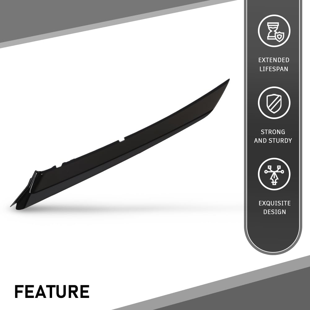 G-PLUS Front Left Headlight Trim Molding Compatible with Toyota Camry SE XSE 2018-2024 Black 5271306100, 5271333030