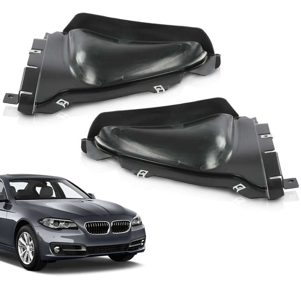 G-PLUS Front Engine Splash Shield Left & Right Side Compatible with BMW 5-Series/Fit 535i 550i 528i Base 2011-2016 2.0L 3.0L 4.4L BM1228155, BM1228154