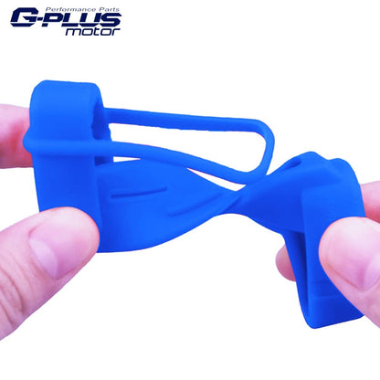 G-PLUS Universal Seat Belt Buckle Cover Replacement For Auto Car Seat Belt Buckle Clip Protector Trim Silicone Safety Accessories (Blue)