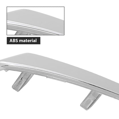 G-PLUS Front Right Side Bumper Cover Molding Chrome Trim 1pc Silver Compatible with Nissan Kicks 2021-2023 (For S And SV Models) NI1047111, 191275878071, 620745R00A