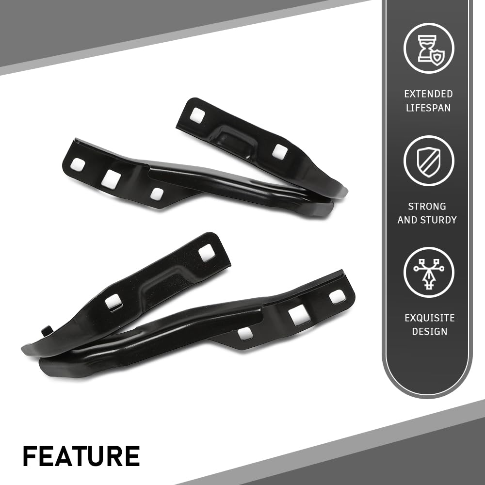 G-PLUS Pair Hood Hinges Set, Compatible with Chevy Colorado 2015-2022/ GMC Canyon All Terrain 2015-2022, 23303047, 23303048