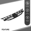 G-PLUS Front Bumper Upper Grille Grill Black Compatible with Hyundai Accent Sedan & Hatchback 2012-2014 Replacement for 863511R000, HY1200161
