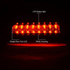 G-PLUS LED Third 3rd Brake Light High Mount Stop Light Fit For Toyota Tacoma 1995-2015, Rear Cab Center Mount Tail Light Clear Lens Chrome Housing 81570-04030