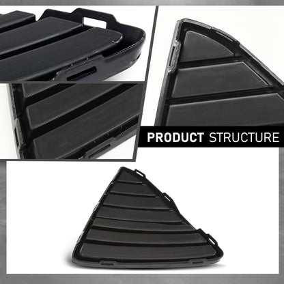 G-PLUS Front Right Bumper Grille Grill, Compatible with Ford Focus (submodel: S, SE) 2012-2014, Passenger Side, CP9Z17K946B, FO1039114