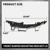 G-PLUS Front Bumper Mounting Bracket Left Side Compatible with Range Rover Sport 2006-2013 Black