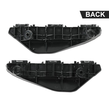 G-PLUS Pair Front Bumper Retainer Bracket Compatible with Toyota Yaris Hatchback 2013 2014 2015 2016 525360D130, 525350D130 Black Smooth Finish