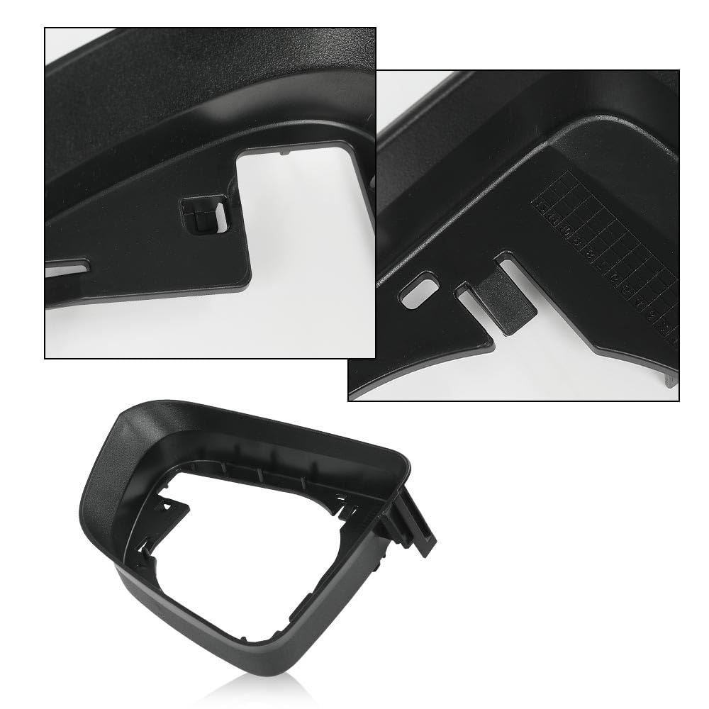 G-PLUS Right Passenger Side Wing Door Mirror Frame Side Mirror Cover Compatible with Tesla Model Y 2020 2021 2022 2023 8202201