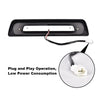 G-PLUS LED 3rd Third Brake Light Compatible with Toyota Tundra 2007-2018 Third High Mount Brake Tail Light Rear Brake Stop Tail Light Replace For# 81570-0C050(White Lens Black Base)