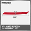 G-PLUS Rear Right Bumper Reflector Compatible with Benz GLE300d 4Matic Sport Utility 4-Door 2016, Fit Benz GLE350 4Matic Sport Utility 4-Door 2016-2017 Red