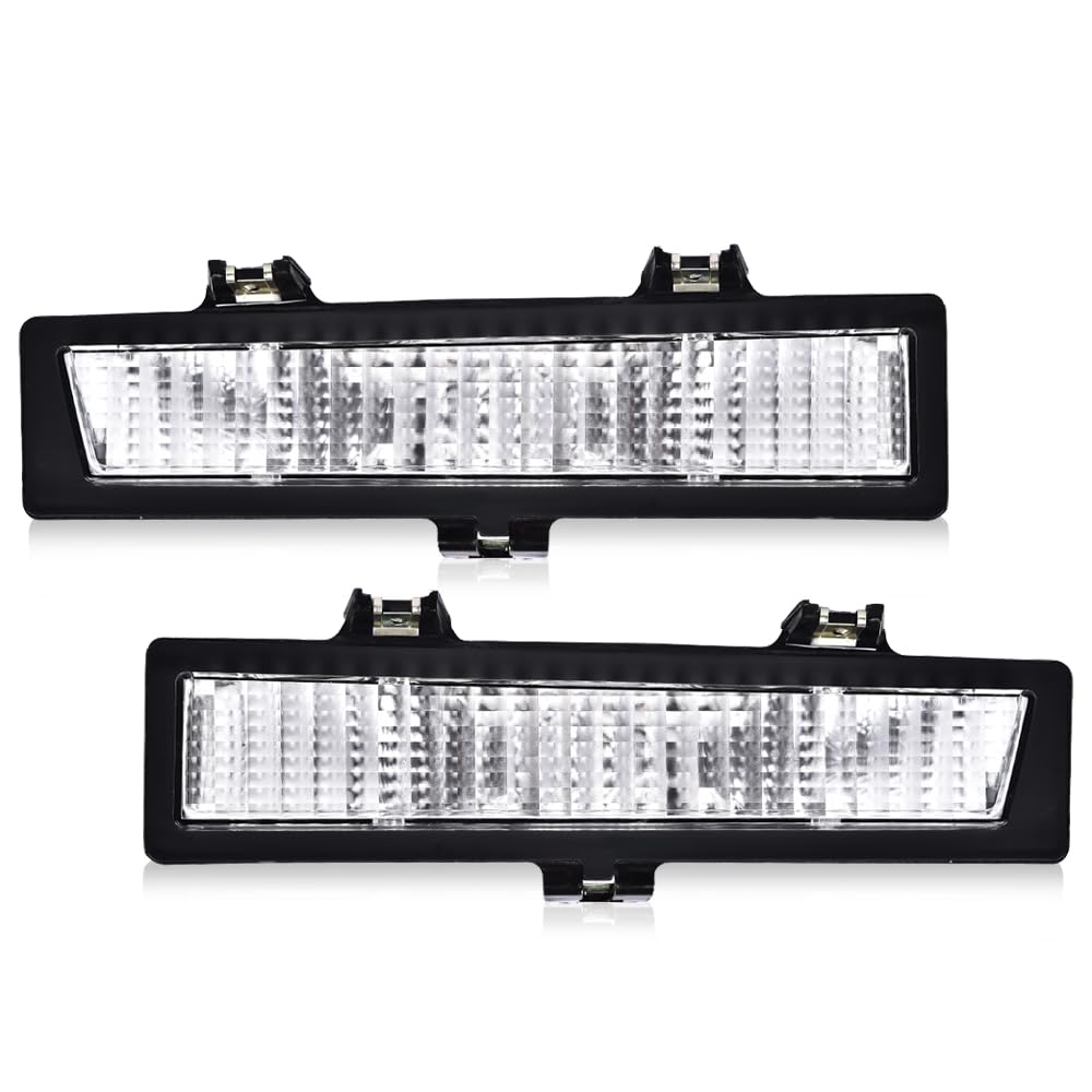 G-PLUS Signal Light Parking Lamps Fit Chevy Monte Carlo SS 1983 1984 1985 1986 1987 1988 /Fit Chevy Monte Carlo 81-86 (not fit LS 86-88) Clear lens Driver & Passenger Side