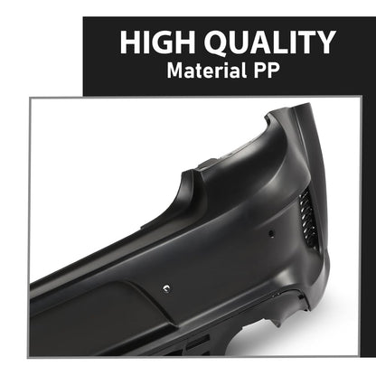 G-PLUS Rear Bumper Cover w/Holes Compatible with Dodge Charger 2020 2021 2022 2023, 68488292AA, CH1100A56, Primed Black