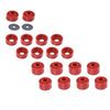G-PLUS Body Mounts in Polyurethane PU Compatible With 1999-2017 F250 F350 Super Duty 2WD/4WD,Body Cab Mounts Bushings Kit (Red)