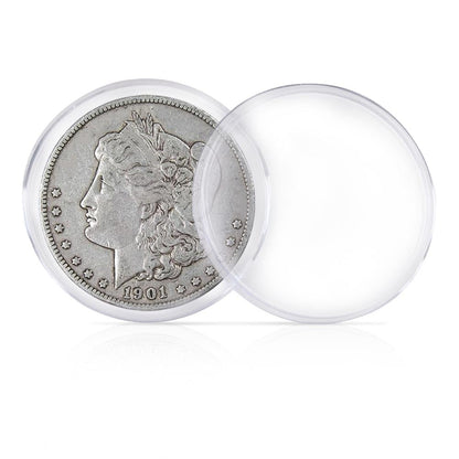 G-PLUS 50 Direct Fit Airtight 30.6mm Coin Holders Capsule Fit for JFK Half Dollar w/Box