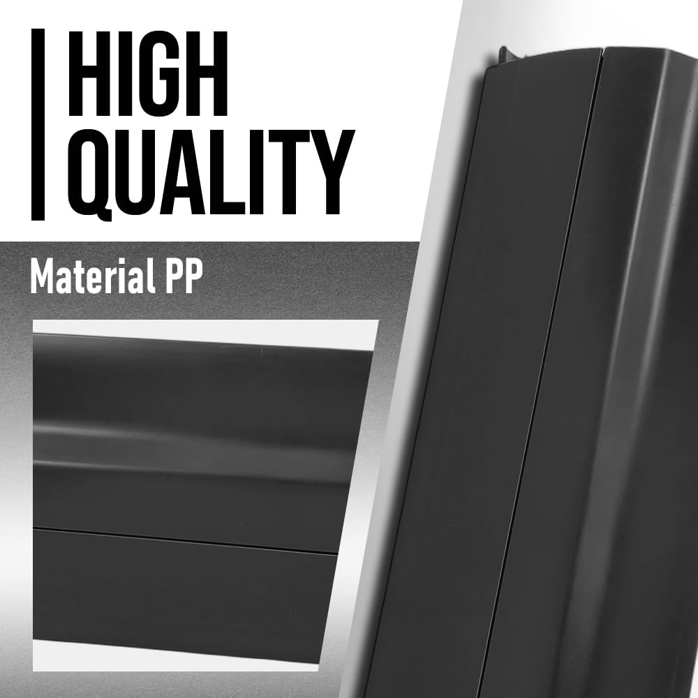 G-PLUS Rear Left Lower Door Molding Trim Compatible with Porsche Cayenne 2011-2018 Without Off-Road Package 95855978920G2X, 958-559-789-20-G2X Black