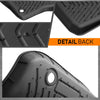 G-PLUS Floor Mats Compatible with Hyundai Elantra 2022, 1st & 2nd Row All Weather Protection Floor Liner Waterproof Black TPE