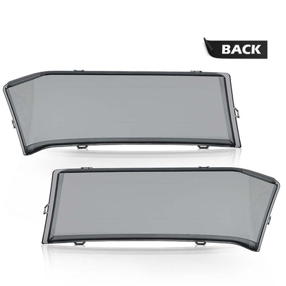 G-PLUS Headlights Assembly Bumper Lights Cover Smoke Compatible with 2004-2012 Chevy Colorado/GMC Canyon.2006 Isuzu i-280/i-350.2007-2008 Isuzu i-290/ i-370 19328954,19328955