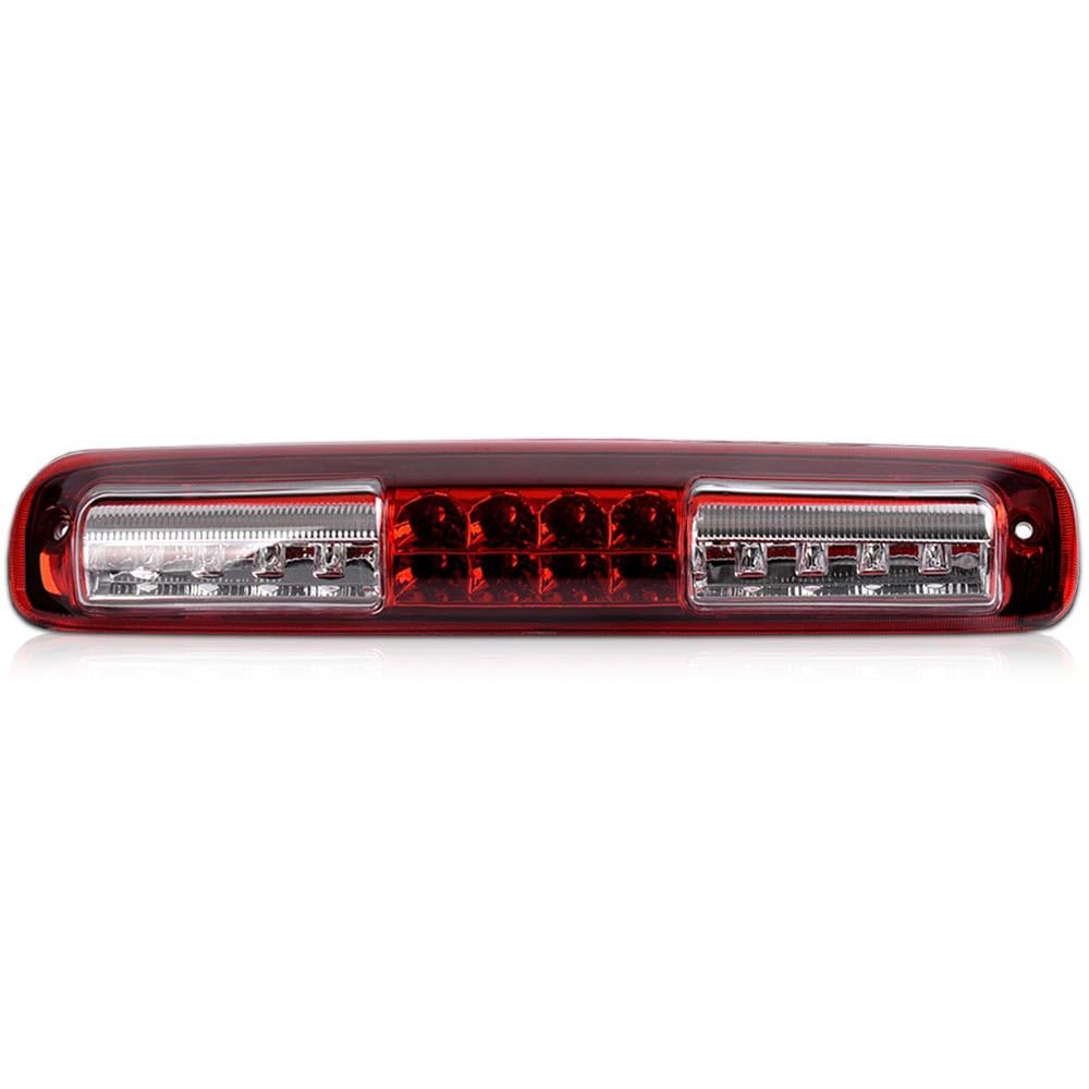 G-PLUS Headlights Assembly Turn Signal Lamp & LED 3rd Third Brake Light Fit Chevy Silverado 1500/2500 99-02 / Suburban 1500/2500/Tahoe 00-06 Faros Conjunto De Faros