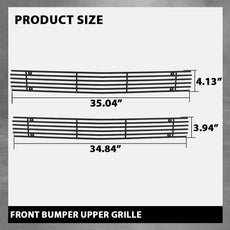 G-PLUS Grille Insert for Chevy Blazer C/K Pickup Suburban Tahoe 1994-1999 Black Product Image