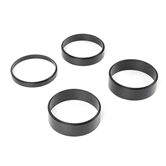 G-PLUS Air Cleaner Spacer Compatible With Edelbrock Holley 1/2"-2" Plastic Kit Black 4PCS