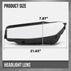 G-PLUS Headlight Lens Cover+Sealant Glue Compatible with BMW 3 Series G20 G21 2023-2024 Left & Right Pair Front Headlamp Lens Cover Clear