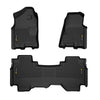 G-PLUS TPE Cargo Liners, Compatible with Dodge Ram 1500 Crew Cab New Body Without Storage 2019-2024 (NOT Classic Models),Black, Floor Liner Full Cover Protection 1st & 2nd Row 3PCS