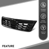 G-PLUS Front Bumper Upper Grill Grille Compatible with Subaru Forester 2009-2013 91121SC040, 91122SC050