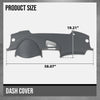 G-PLUS TPE Dash Board Cover Light Dashboard Cap Light Grey Compatible with 2004 2005 2006 2007 2008 Acura TL