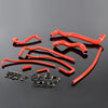 G-PLUS Silicone Radiator Coolant Hose Kit w/Clamps Compatible with 1991-1996 Chevy Corvette 5.7L LT1 V8 Red
