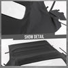 G-PLUS Canvas Convertible Soft Top w/Plastic Window Compatible with Ford Mustang 2005-2014 Black