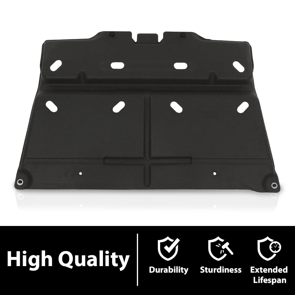 G-PLUS Splash Panel Shield Under Diaper w/Mounting Screw Compatible with 2015-2020 Ford F150 with Gasoline Engine/Not Fit Raptor Model/Not Fit 3.0L Diesel ML3Z-7222-D