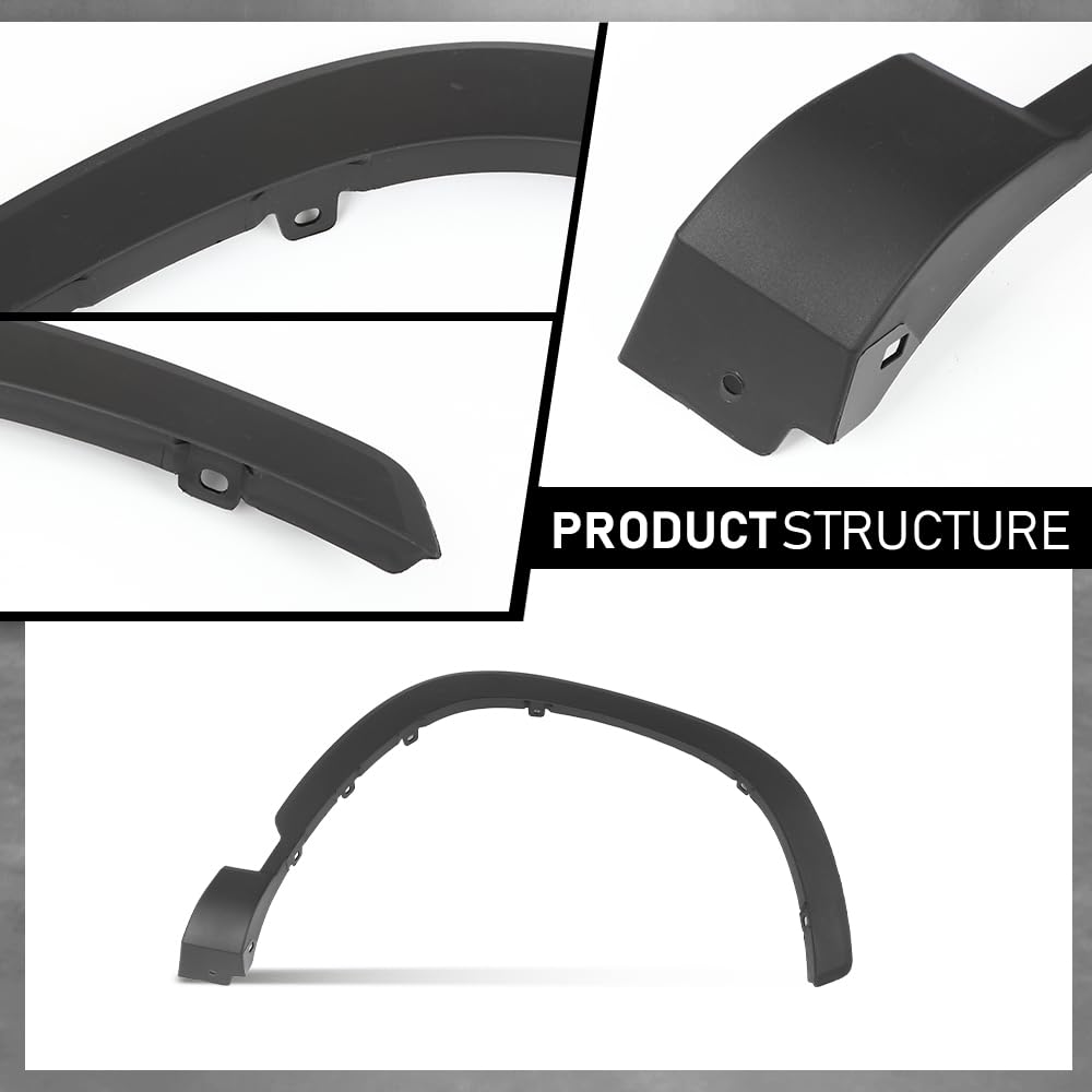 G-PLUS Front Right Fender Flare Compatible with Toyota Corolla Cross (Submodel: L, LE, XLE) 2022 2023 756010A040, TO1291125
