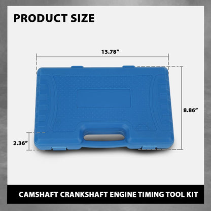 G-PLUS Camshaft Crankshaft Engine Timing Tool Kit Compatible with Audi VW VAG 2006-2018 Silver