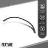 G-PLUS Fender Trim Molding Front Right Compatible with Benz GLC300 4Matic 2016-2020 / GLC300 Base 2016-2022 / GLC43 AMG 4Matic 2017-2022 2538850622, MB1291101 Black
