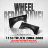 G-PLUS Rear Left & Right Upper Wheel Arch Repair Panels Compatible with Ford F150 Truck 2004-2008, Fit Ford F150 Super Crew/Crew Cab/Regular Cab, Black