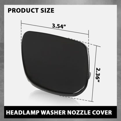 G-PLUS Headlamp Washer Nozzle Cover Headlight Cleaning Cap 2 Pcs Compatible with Lexus RX330 2004-2006,Fit Lexus RX350 2007-2009 85382-48010