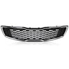 G-PLUS Front Upper Bumper Grille Grill Chrome & Black Compatible with Kia Forte5 Hatchback EX LX 2017 2018 86350-A7810, 86350A7810, 86350A7830, 86350-A7830