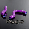 G-PLUS Silicone Radiator Coolant Hose Pipe Kit Clamps Compatible With Civic Type Rep3K 20A,Purple