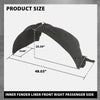 G-PLUS Fender Inner Liner Front Right Passenger Side Compatible with Chevy Blazer 2019-2023 GM1249298, 84730493