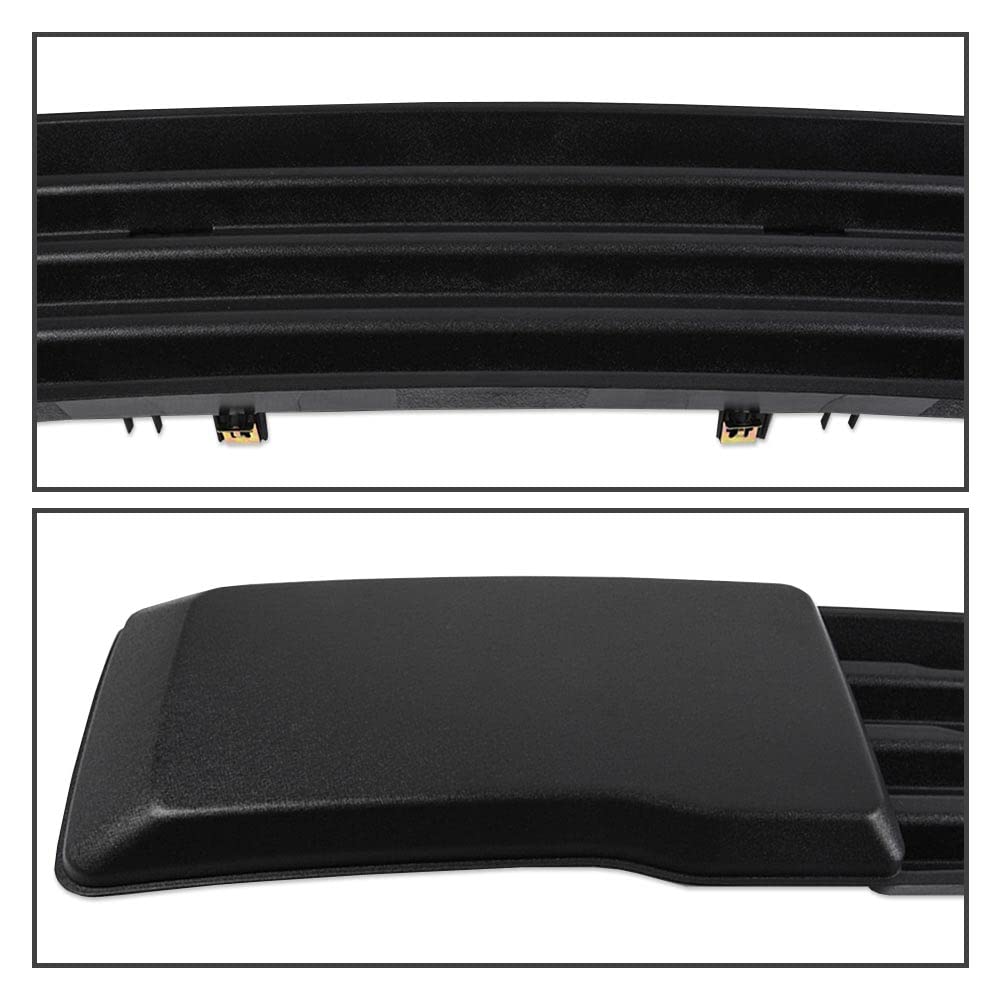 G-PLUS Front Bumper & License Plate Bracket Compatible with Ford F150 2015-2017 Grille Trim Panel and License Plate Mount Fascia Cover Set,Not Fit Ecoboost Powered F150 FL3Z-17E810-AA FL3Z-17A385-A